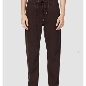 Hudson Utility Jogger waxed chicory coffee NWT